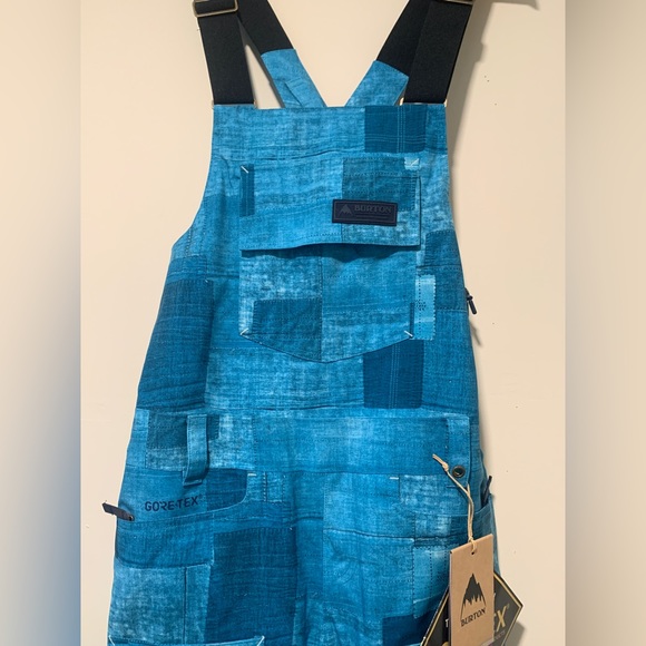 Burton Women's WZ Gore-Tex Zealous PT Snow Ski Bib Pants wz indiohobo SZ Small - Picture 2 of 12